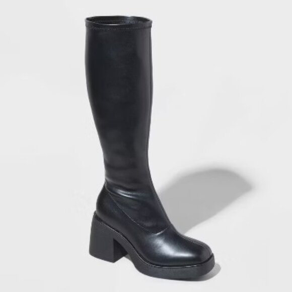 Azzahya Tall Stretch Boots with Memory Foam Insole - 6.5 - Picture 1 of 8